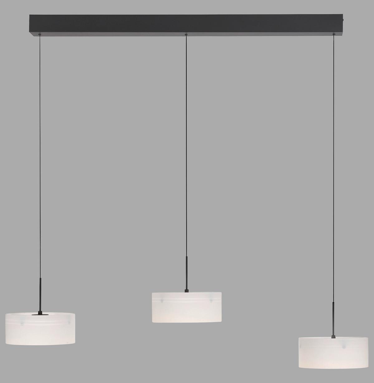 LAMPA WISZĄCA LED 2779-18 MARIKA - czarny, Design, tworzywo sztuczne/metal (105/20/180cm) - Paul Neuhaus