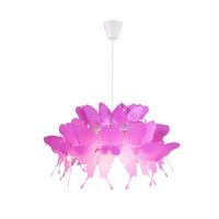 Kinderhängeleuchte Lp-3439/1p Farfalla - Pink, Trend, Kunststoff (50/50/115cm)
