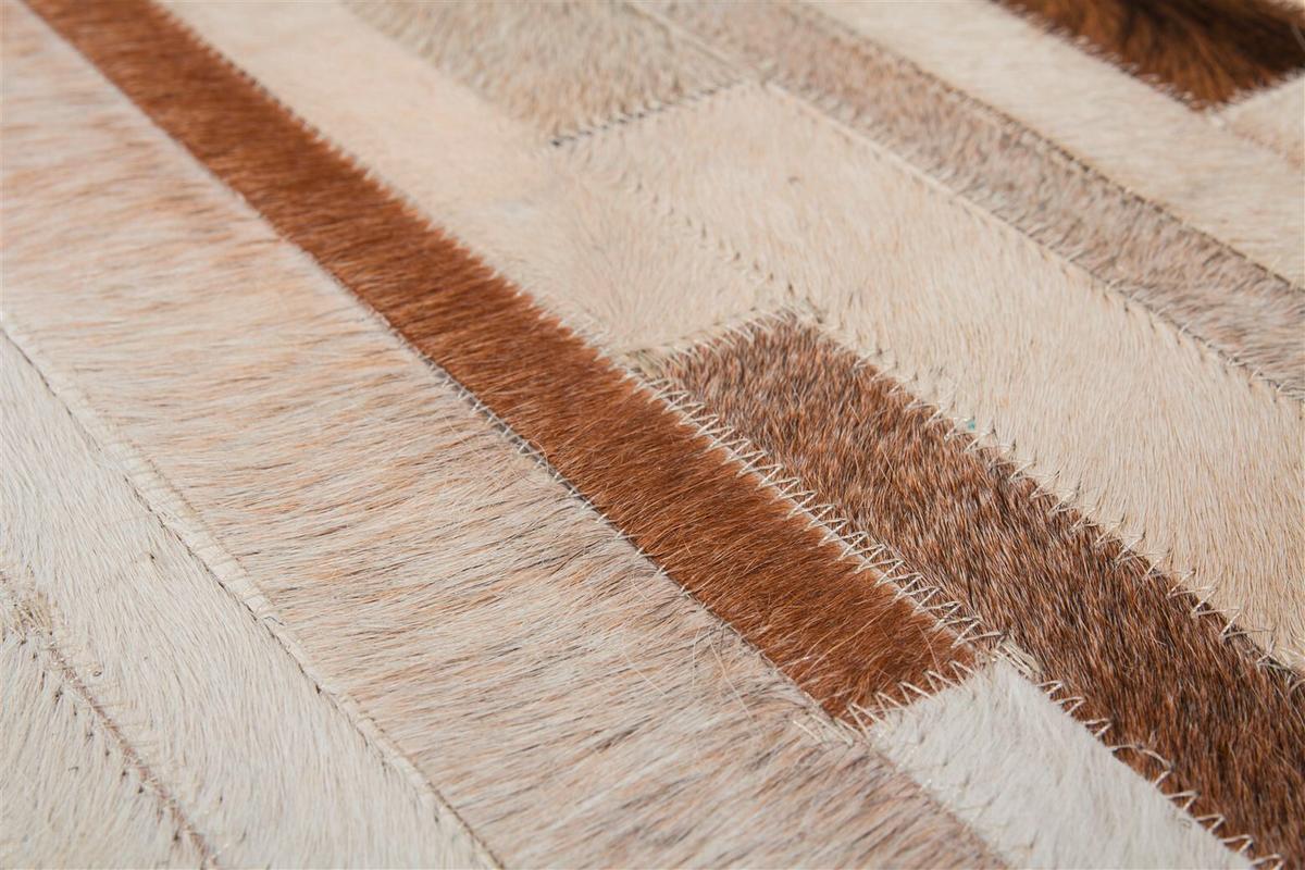 FLACHWEBETEPPICH LAVISH 110 CREME 80CM X 150CM - Creme, Design, Leder (80/150cm) - Kayoom