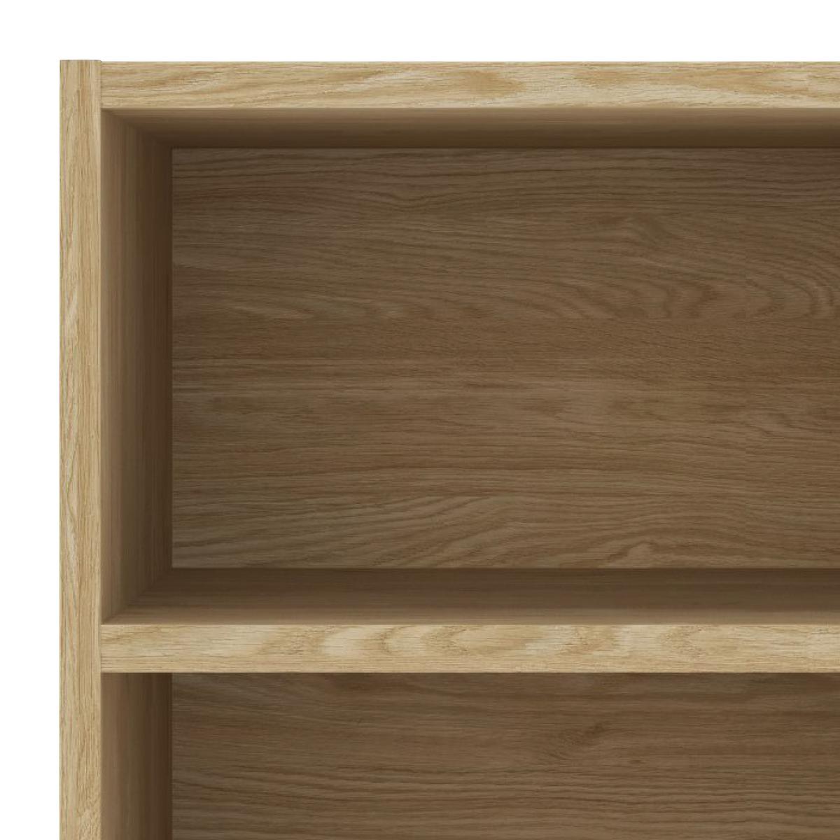 Regal Unit-Elements Maxi - boje hrasta/crna, Moderno, drvni materijal (45,6/89,6/40cm) - Based