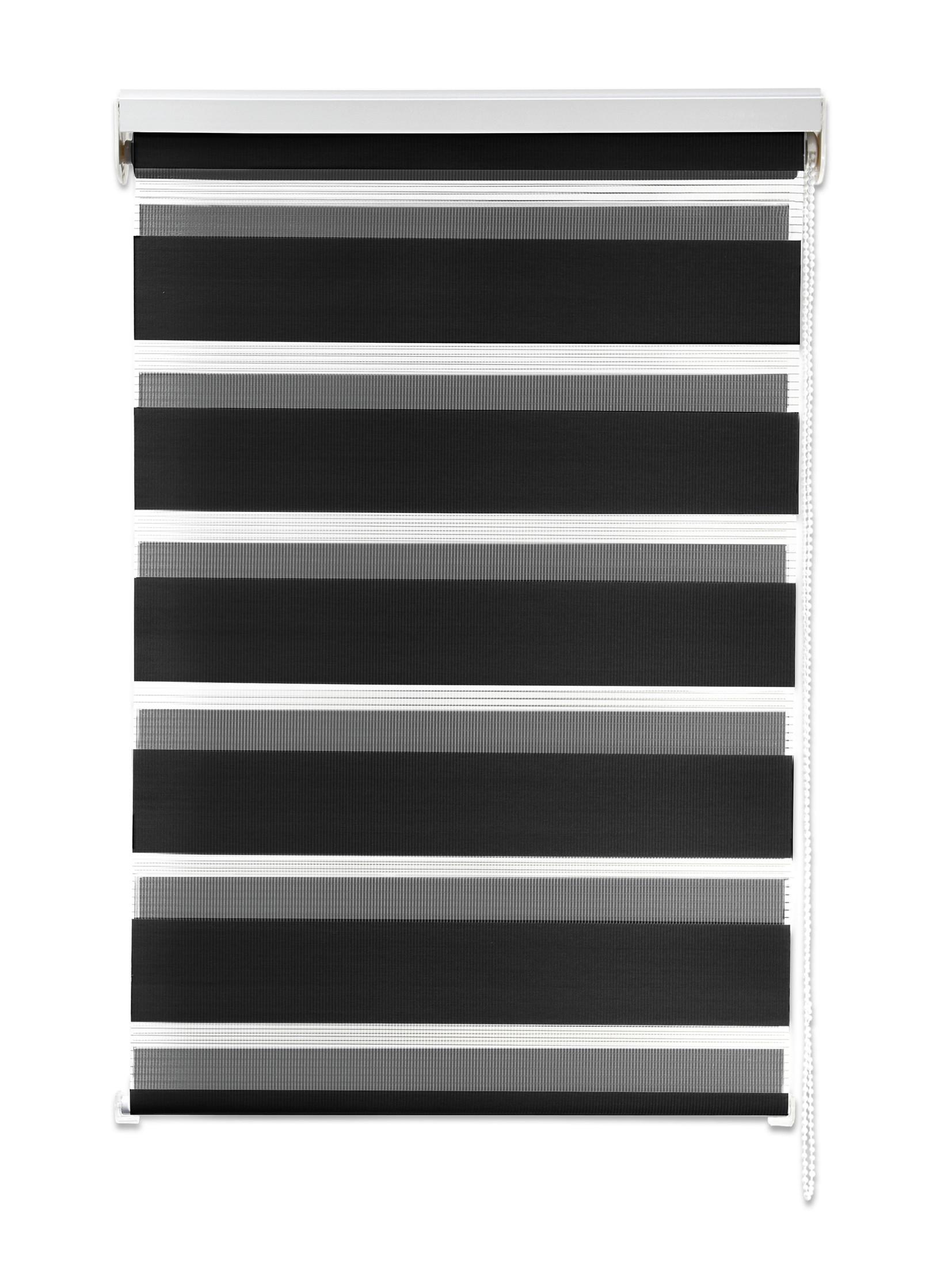 Dvojni Rolo Thomas - črna, umetna masa/tekstil (140/160cm) - Premium Living