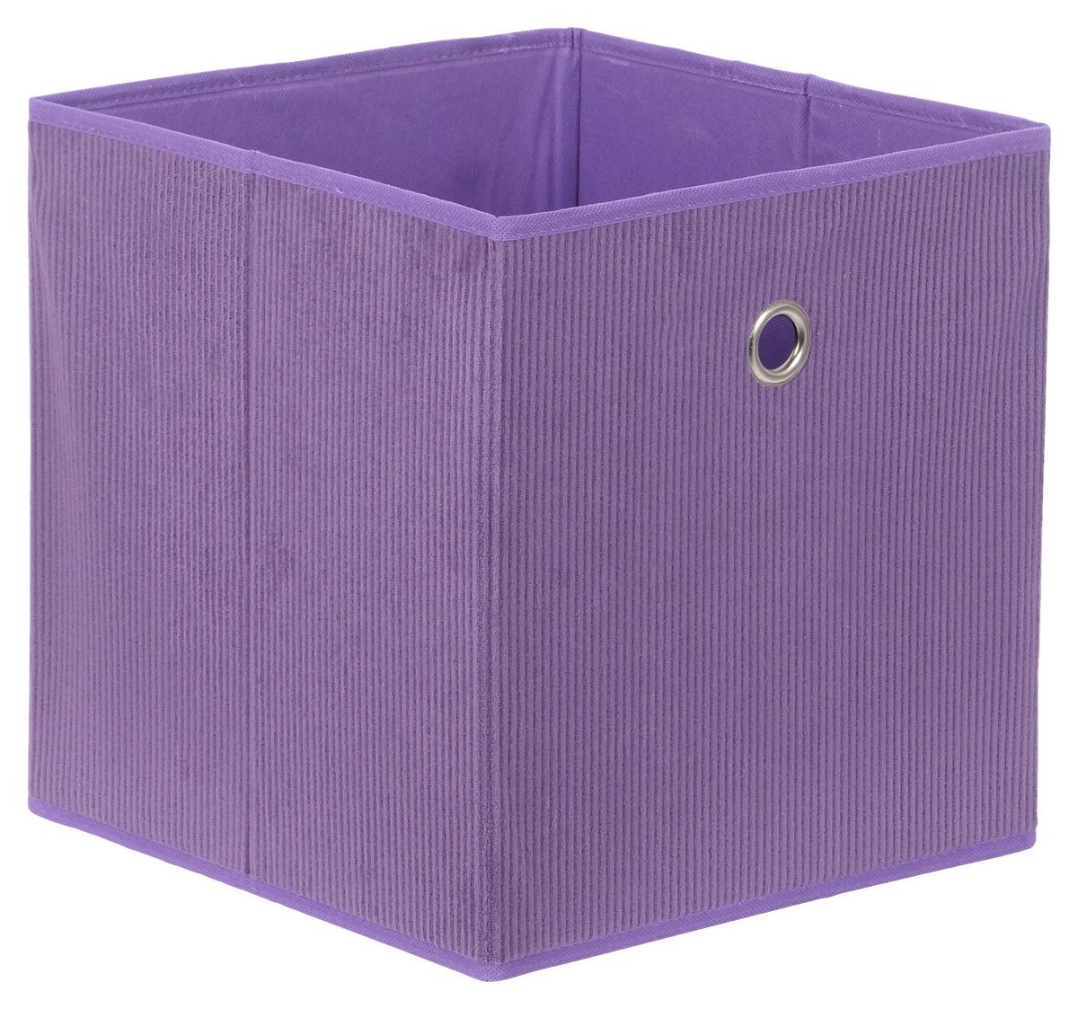 Zložljiva Škatla Cubi New, Lila - lila, Moderno, papir/tekstil (30/30/30cm) - Mömax