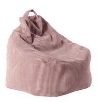 Sitzsack Cord mit Zip ca. 80x85x80 cm Rosa - Rosa, Trend, Textil (80/85/80cm) - Livetastic