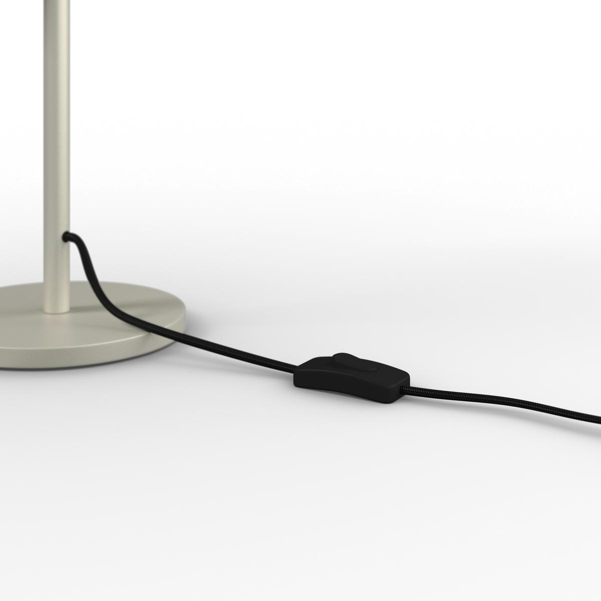 Tischleuchte Taila Hellgrau max. 40 Watt - Hellgrau/Grau, MODERN, Metall (28/46/28cm) - Bessagi Home