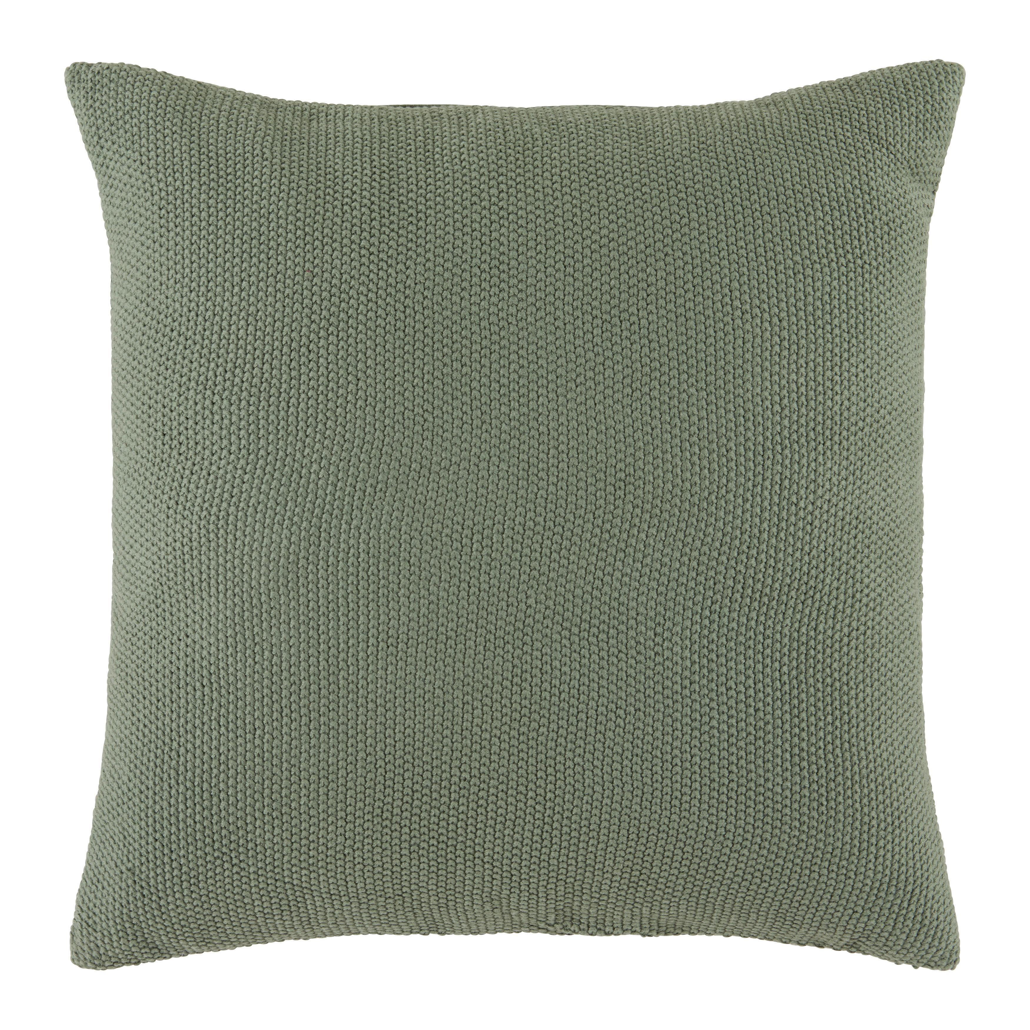 Díszpárna Lara 45/45 - zsályazöld, Konventionell, textil (45/45cm) - Mömax
