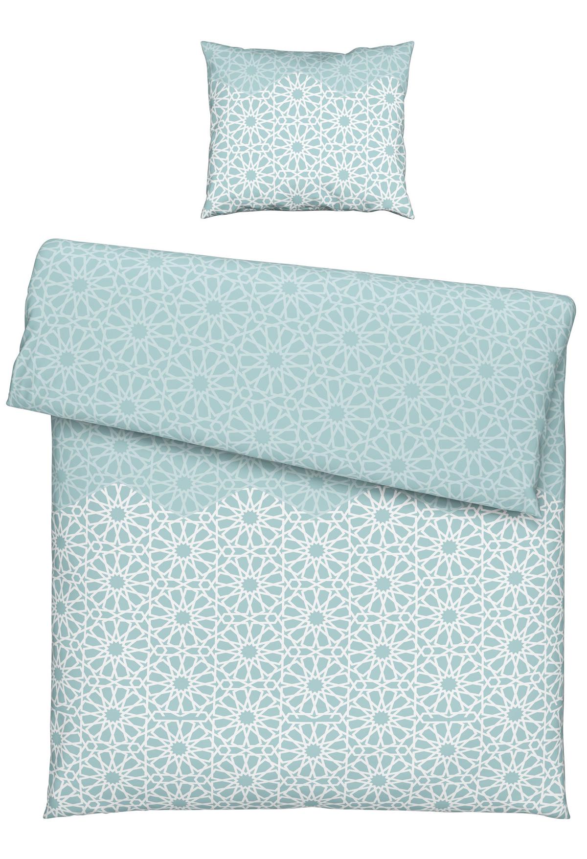 BETTWÄSCHESET CAROLINE - Mintgrün, Konventionell, Textil (160/210cm) - Modern Living