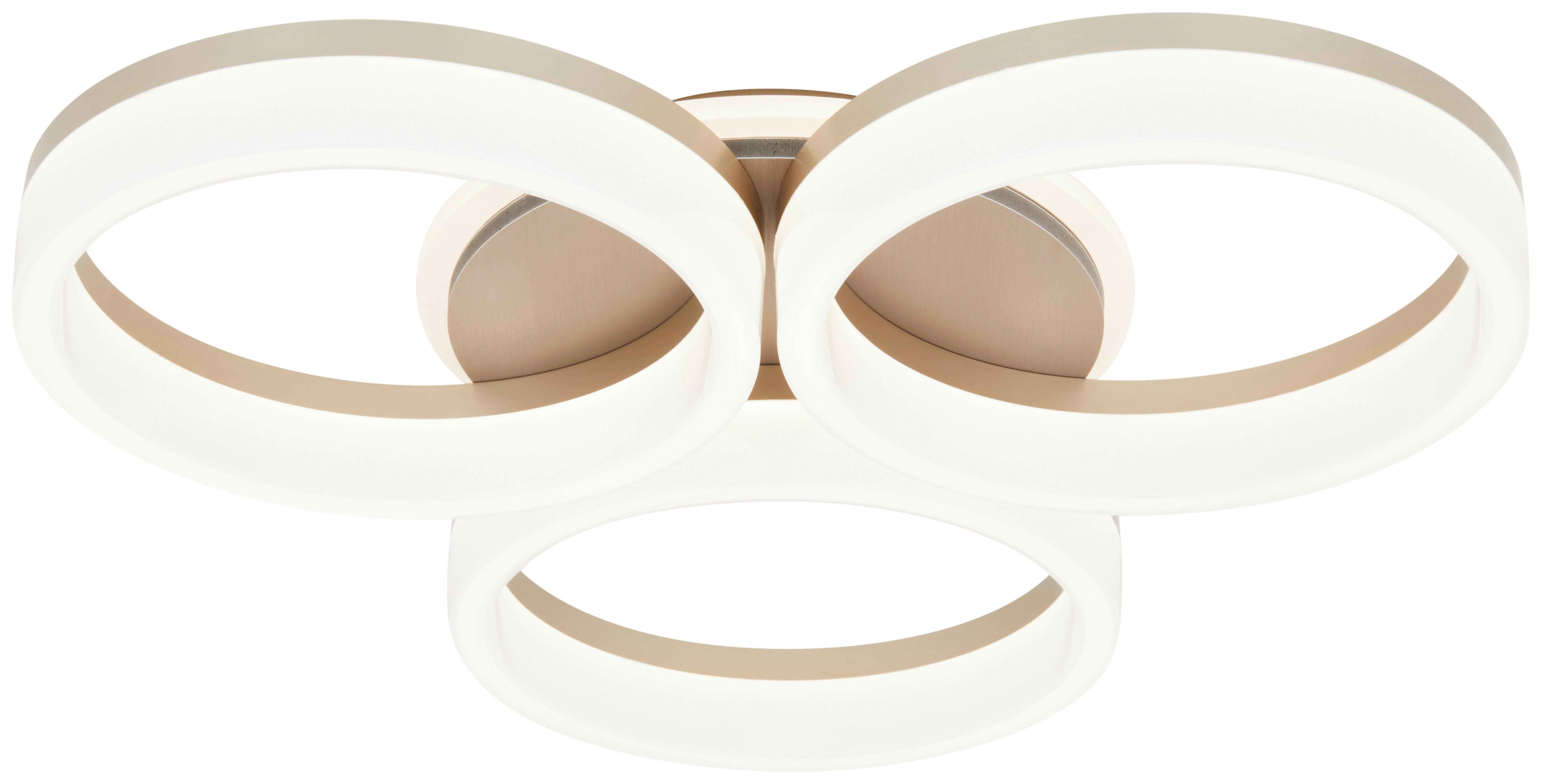 Plafonieră cu LED Kool - șampanie, Modern, plastic/metal (44/46/8cm) - Mömax