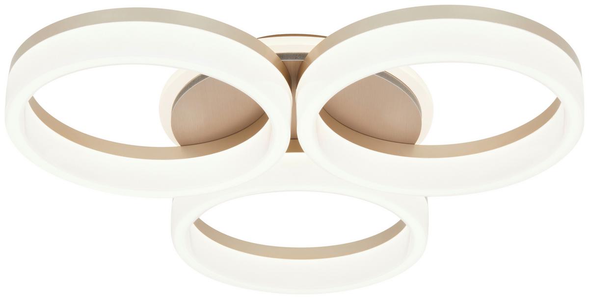 Led Mennyezeti Lámpa Kool 46cm - Pezsgő, Modern, műanyag/fém (44/46/8cm) - Mömax