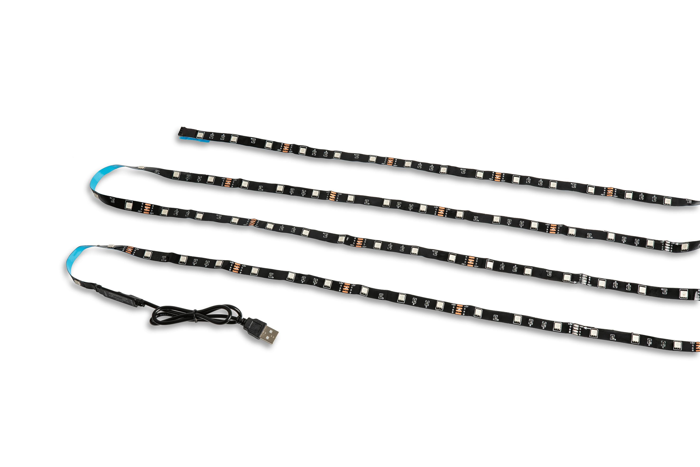 LED-Spot Easymaxx LED-Streifen diverse Farben max. 2,5 Watt - Blau/Gelb, Kunststoff (450cm)