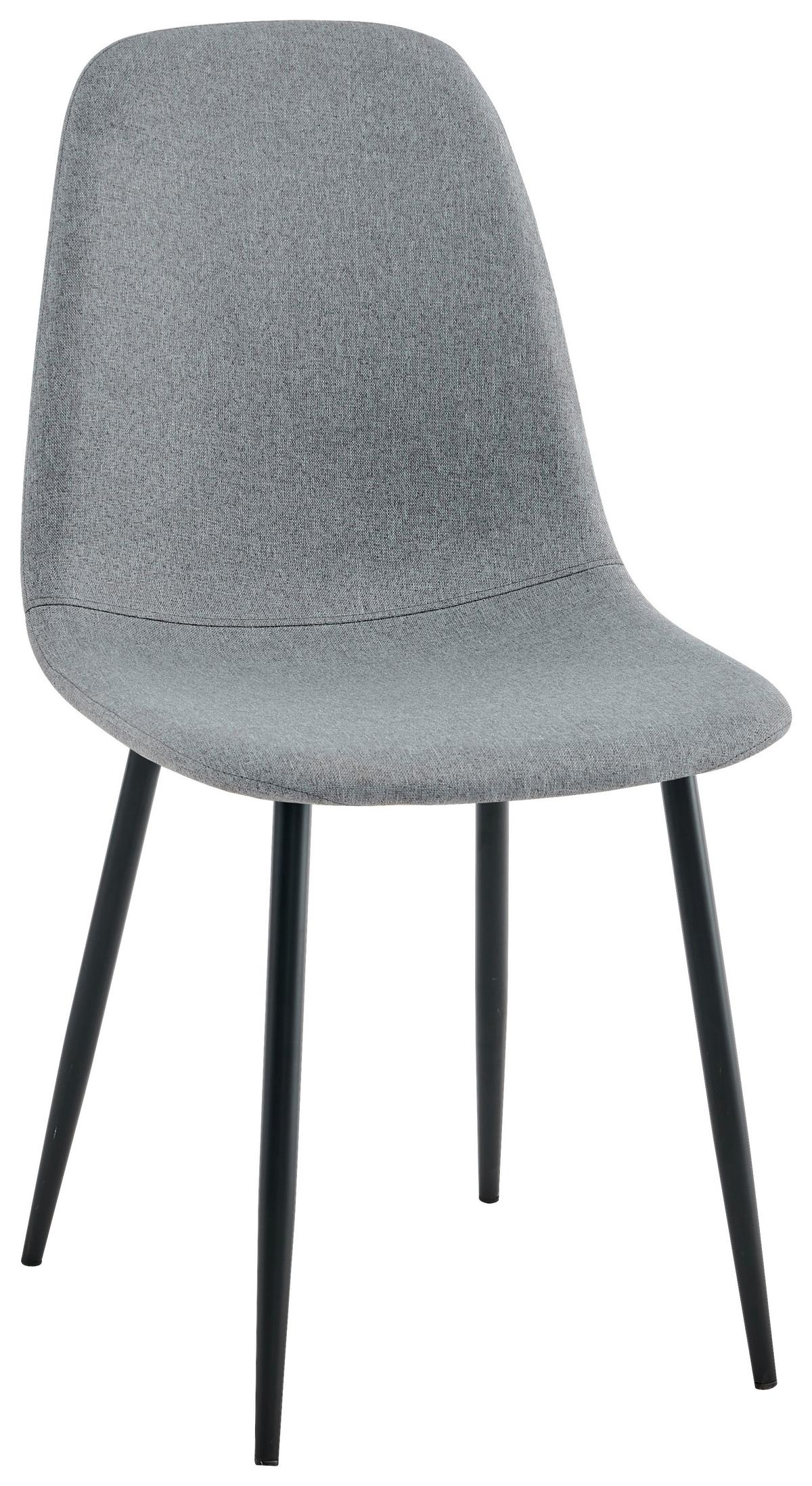 Stolica Maria Ii - siva/svijetlo siva, Moderno, metal/tekstil (44/86/63,5cm) - Best Price