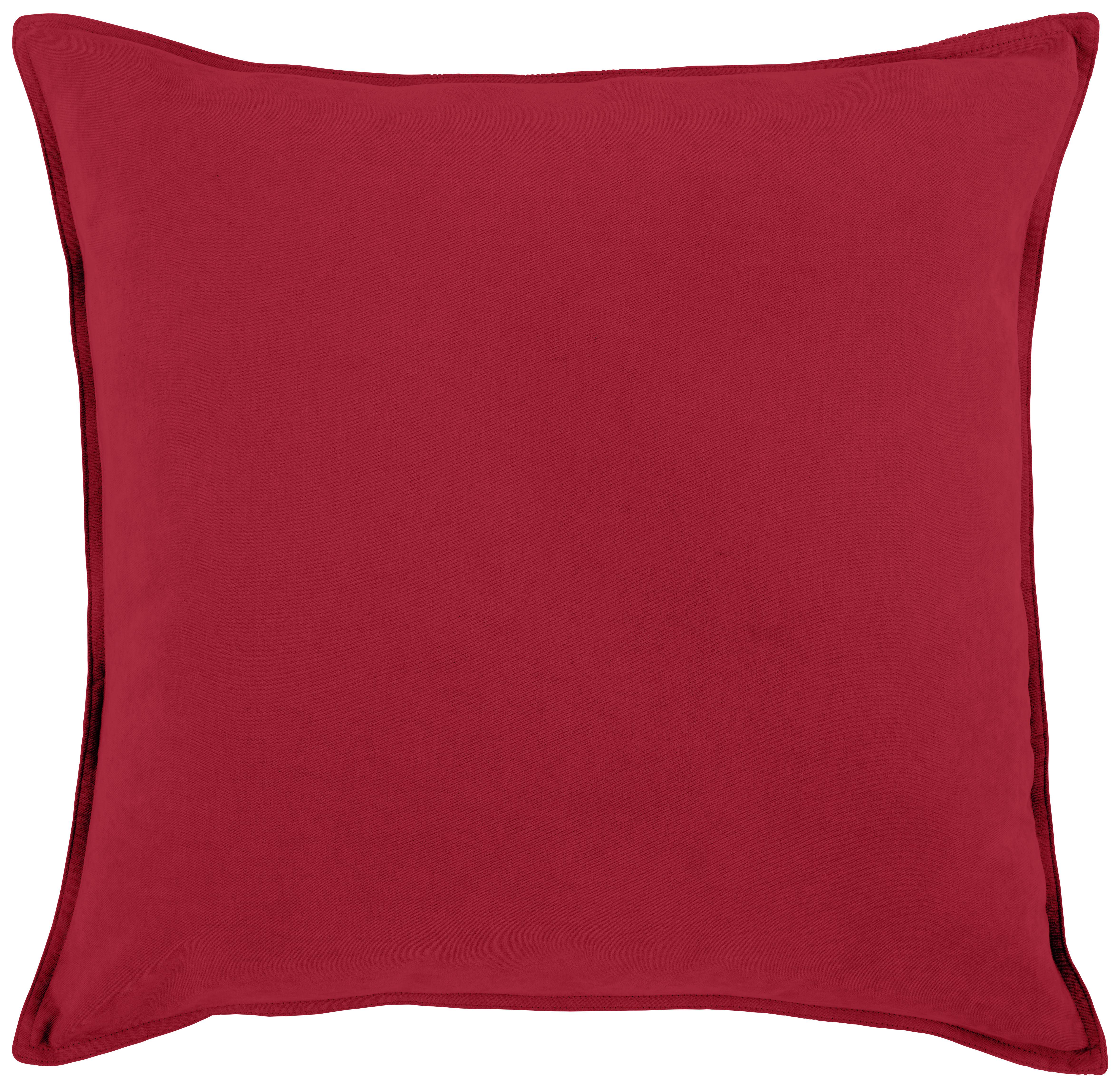Zierkissen Nathi Rot ca. 45x45cm - Rot, KONVENTIONELL, Textil (45/45cm) - Mömax