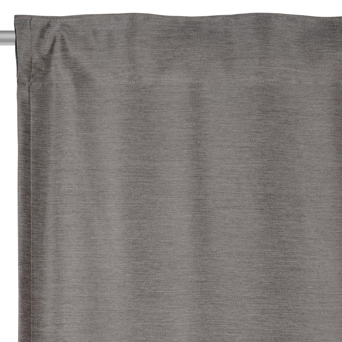 ZASŁONA GOTOWA ROVITA - antracytowy, Design, tkanina (140/260cm) - Dieter Knoll