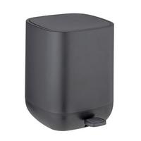 Coș de gunoi pentru cosmetice Davos - negru, Modern, plastic (23,5/26/27,5cm) - Wenko