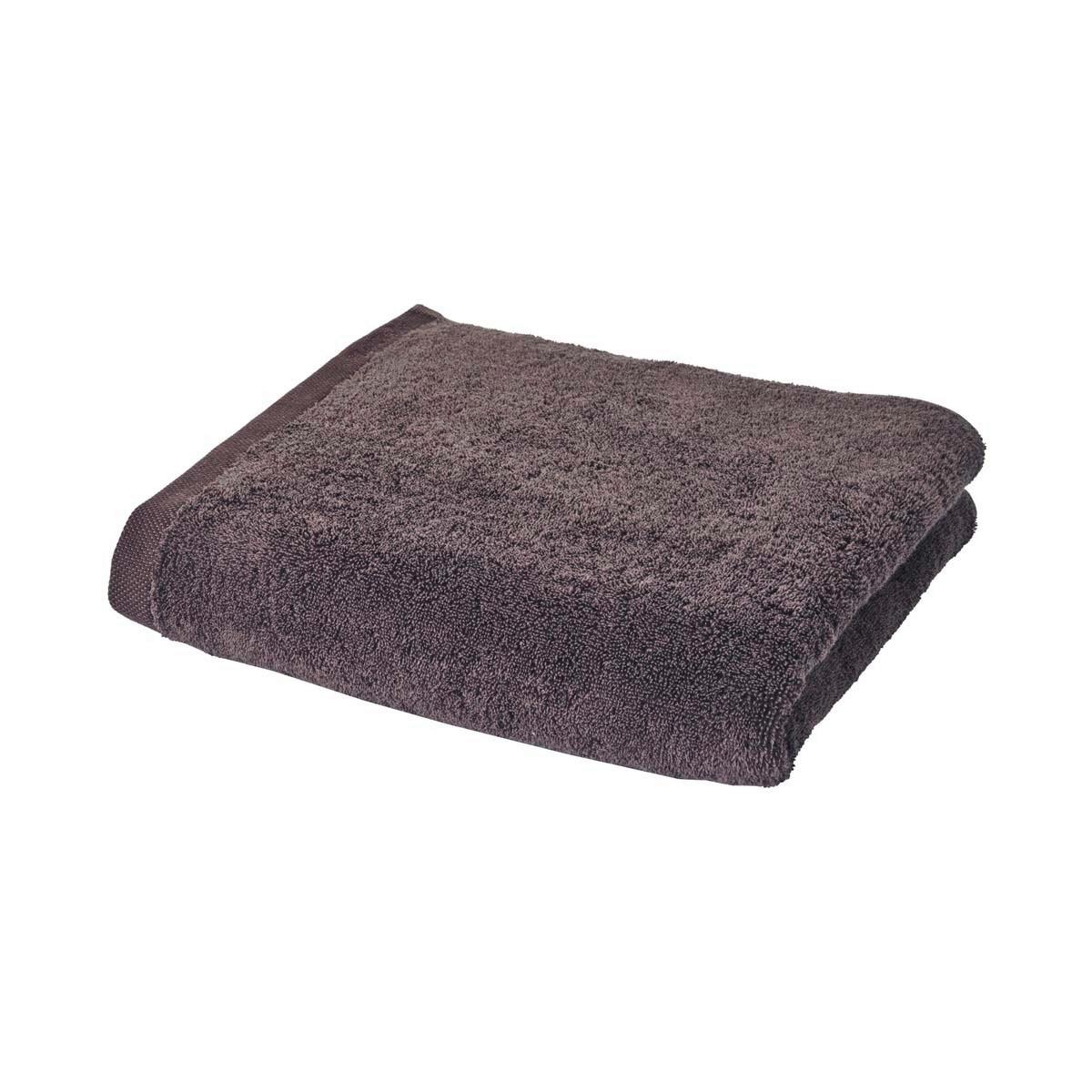 RĘCZNIK PRYSZNICOWY LONDON - oberżyna, Basics, tkanina (70/130cm) - Aquanova
