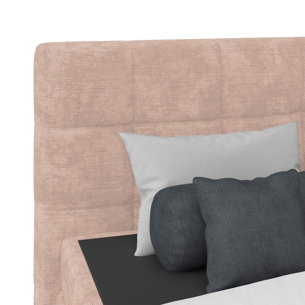 PAT BOX VEGA - bej/verde, Trend, lemn/textil (200/200cm) - Modern Living