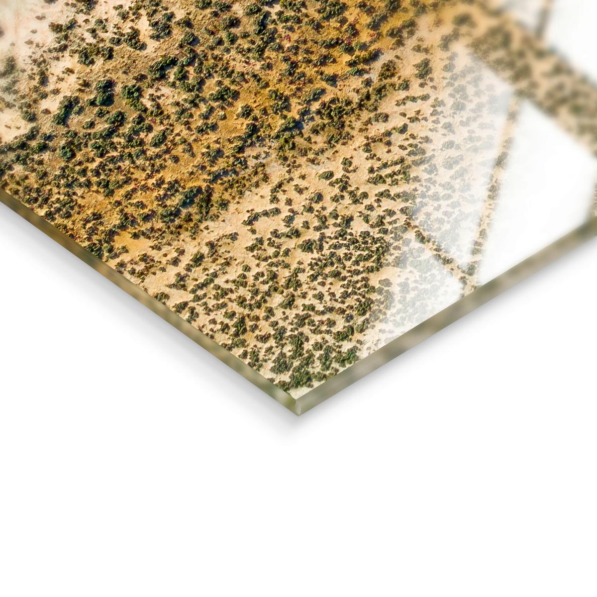 Glasbild Multicolor ca. 120x80cm - Multicolor, Basics, Glas/Papier (120/80cm)