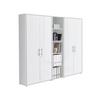 Aktenschrank Office Edition Sw Set 10 Weiß - Weiß, MODERN, Holzwerkstoff (212,9/185,6/33cm) - MID.YOU