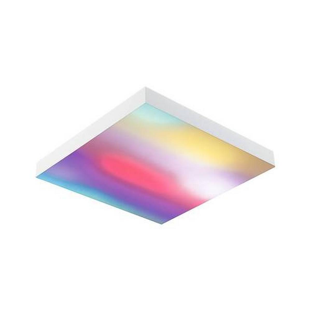 LED-Paneel Verlora Rainbow in Weiß max. 13,2 Watt - Weiß, Basics, Metall (29,5/29,5cm) - Paulmann
