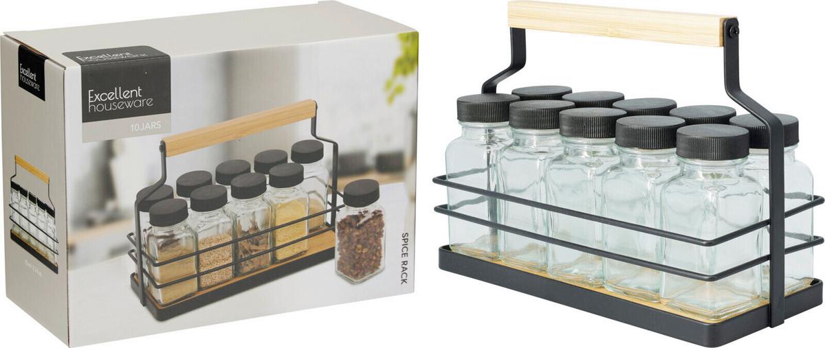 Fűszertartó Készlet Spices - (21,5/9/15cm)