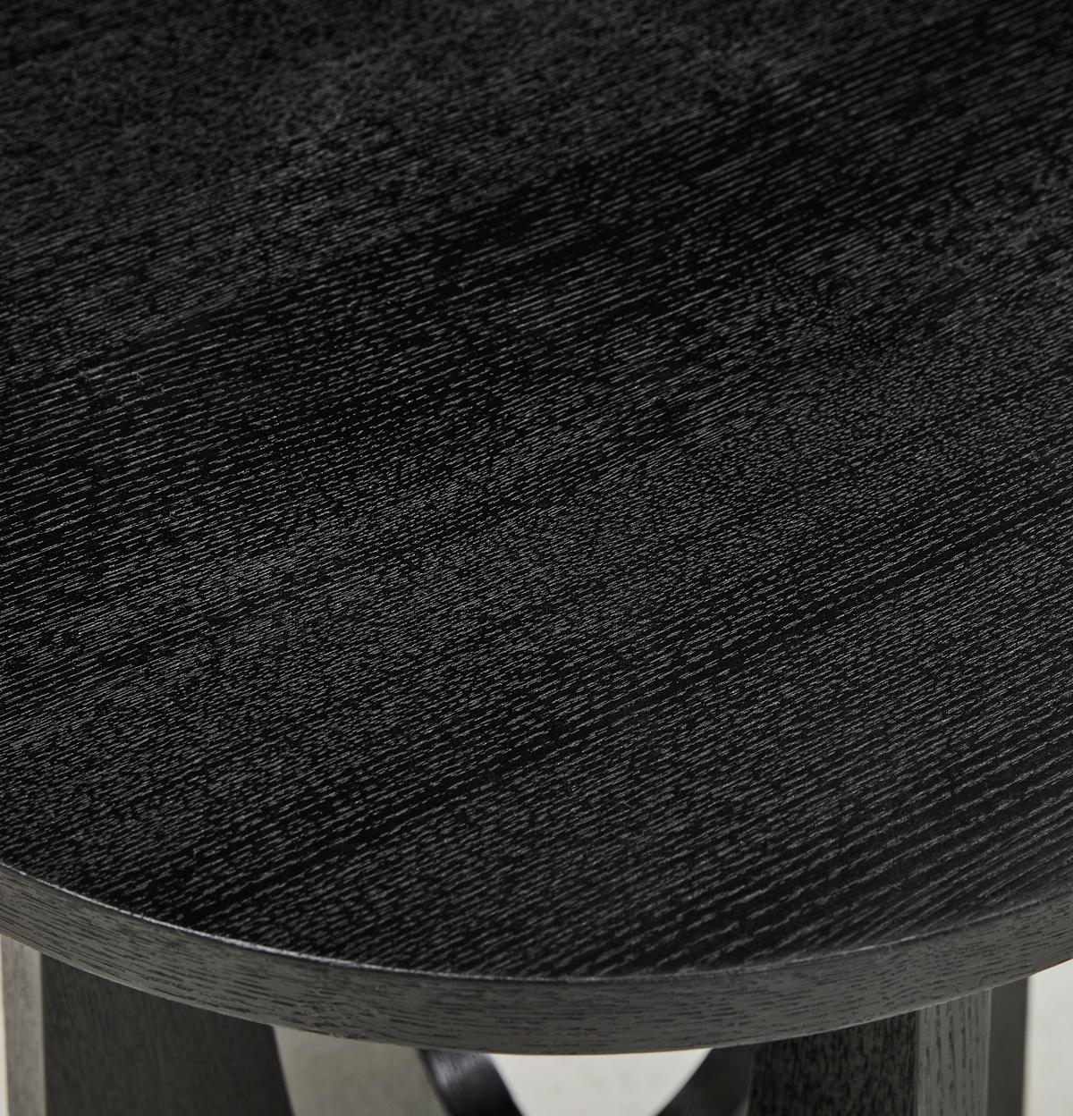 STOLIK BOCZNY LEON - czarny, Trend, materiał drewnopochodny (40/40/55cm) - Xora