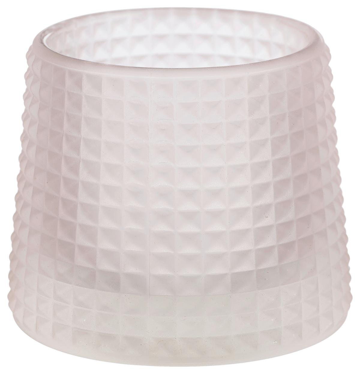 Teamécsestartó Tilburg I - zsályazöld/rózsaszín, Konventionell, Üveg (8,2/7cm) - Modern Living