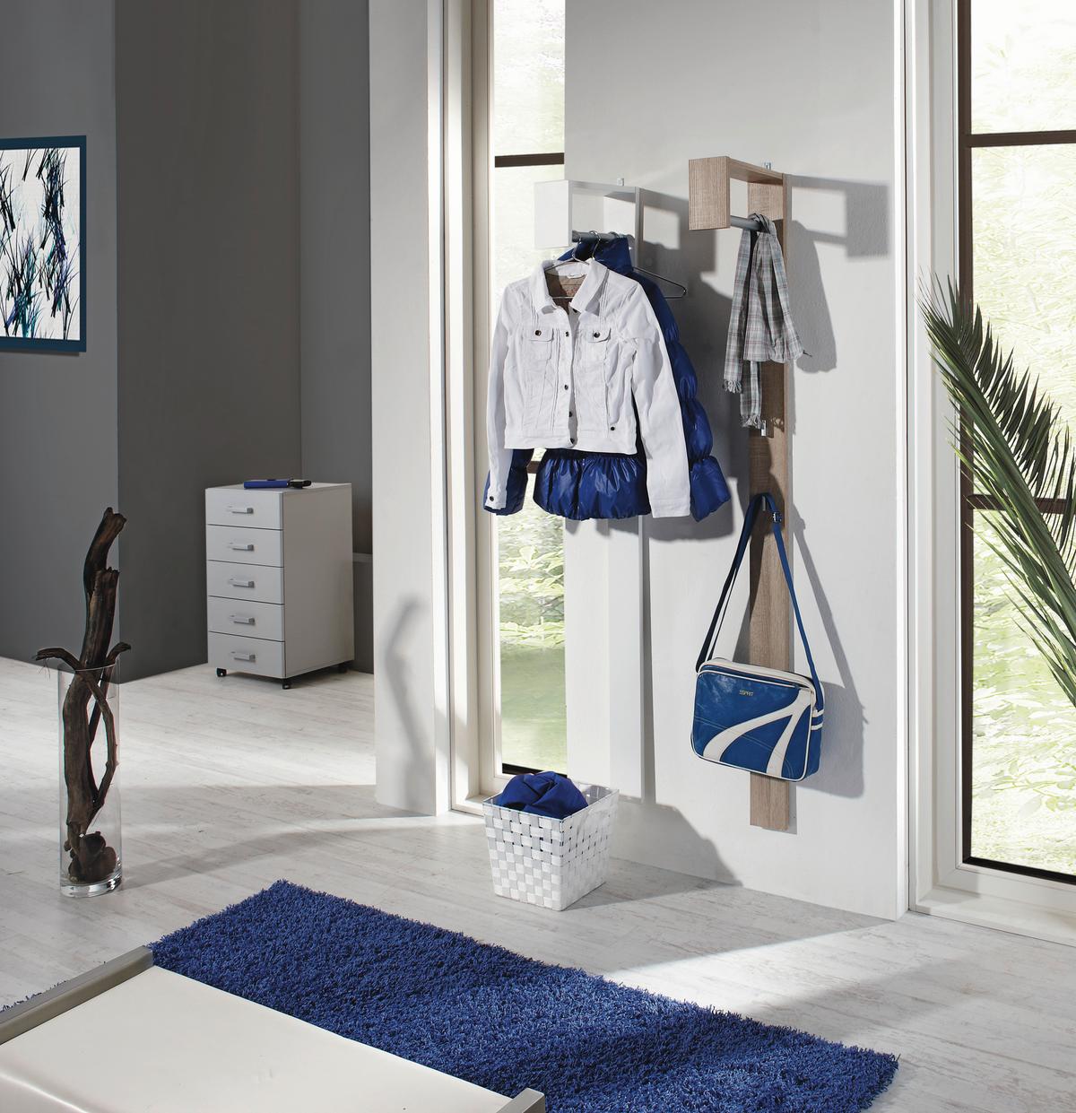 Garderobni Panel Senex - bijela, Moderno, drvo (10/170/33cm) - Modern Living