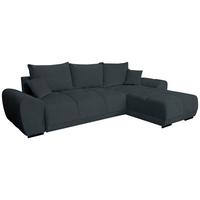 Kutna Garnitura Bonn - boje grafita/crna, Moderno, tekstil/plastika (296/182cm)