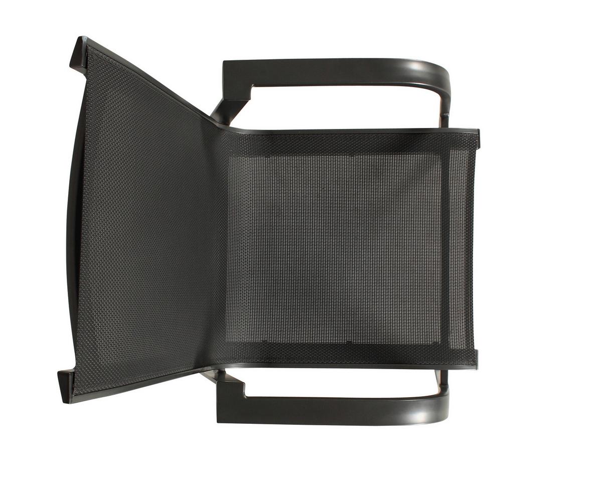 Gartengarnitur Urban 5-Teilig Metall/Texil - Schieferfarben/Anthrazit, Basics, Textil/Metall (160+60/98/72cm) - Acamp