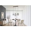 HÄNGLAMPA DRATO - svart/guldfärgad, Modern, metall (81.5/20/120cm) - Mömax
