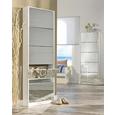 Schuhschrank in Weiß - Weiß, Glas/Holzwerkstoff (60/168/16cm) - MÖMAX modern living