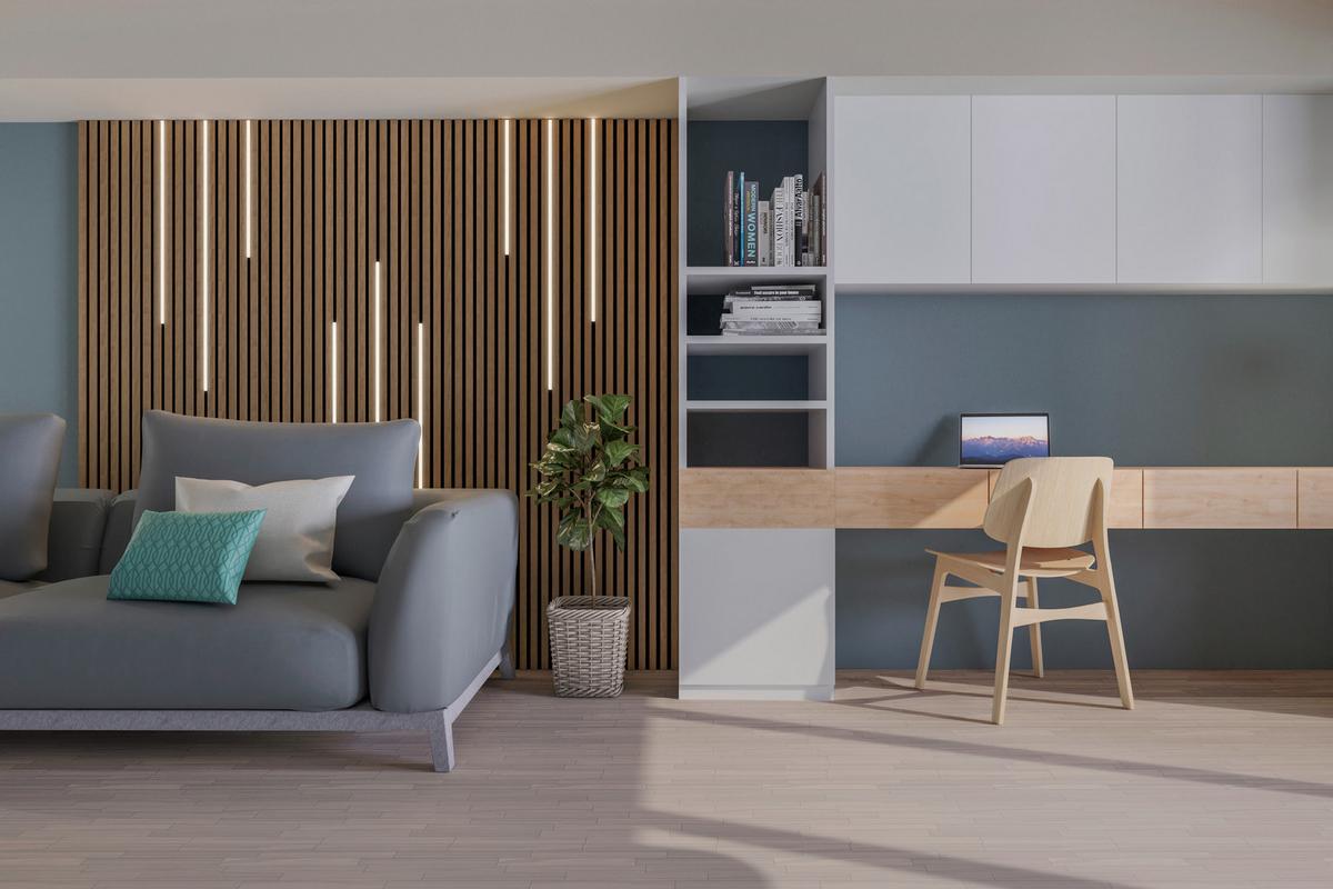 Led Panel Numik - crna, Moderno, plastika (50/75/1,3/0,7cm) - Mömax