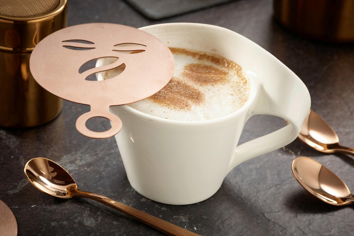 Kaffeeset Cosme in Kupferfarben, 23-teilig - Kupferfarben, Basics, Metall - Echtwerk