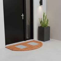 FUßMATTE FUßROST - Naturfarben, MODERN, Holz (64/100cm) - Gardenson