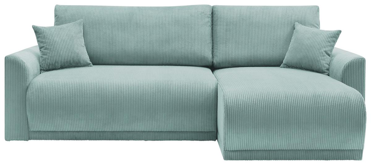 Coltar Kim - verde mentă, Modern, lemn (233/146cm) - Modern Living