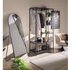 HYLLA STILOS - svart, Design, metall/trämaterial (100/190/44cm) - Mömax