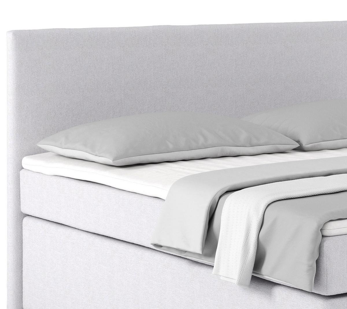 Boxspring Krevet Nero - boje kroma/boje šampanjca, Konvencionalno, tekstil/metal (160/200cm) - Best Price