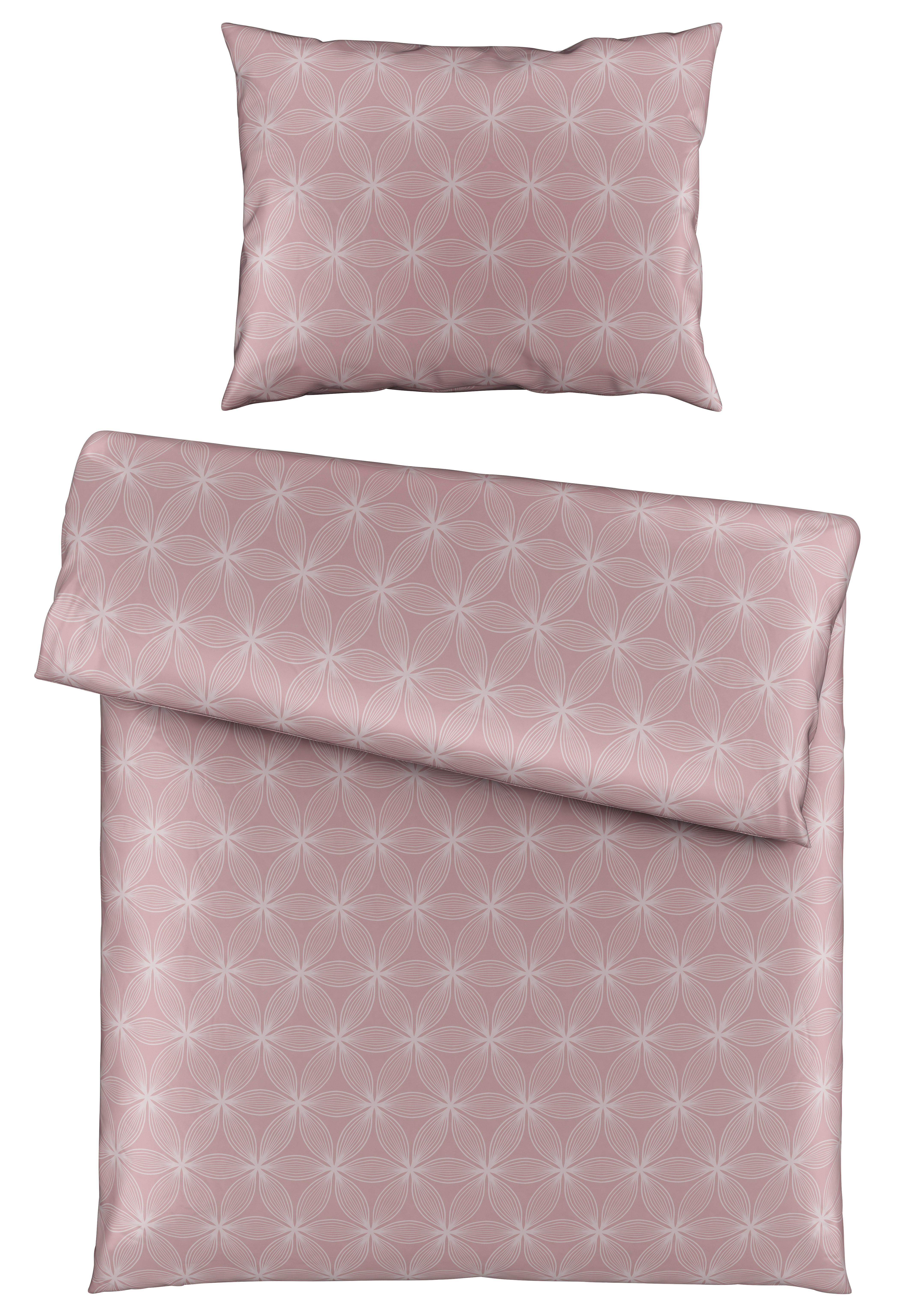 Bettwäsche Alex Design ca. 140x200cm - Mauve, MODERN, Textil (140/200cm) - Premium Living
