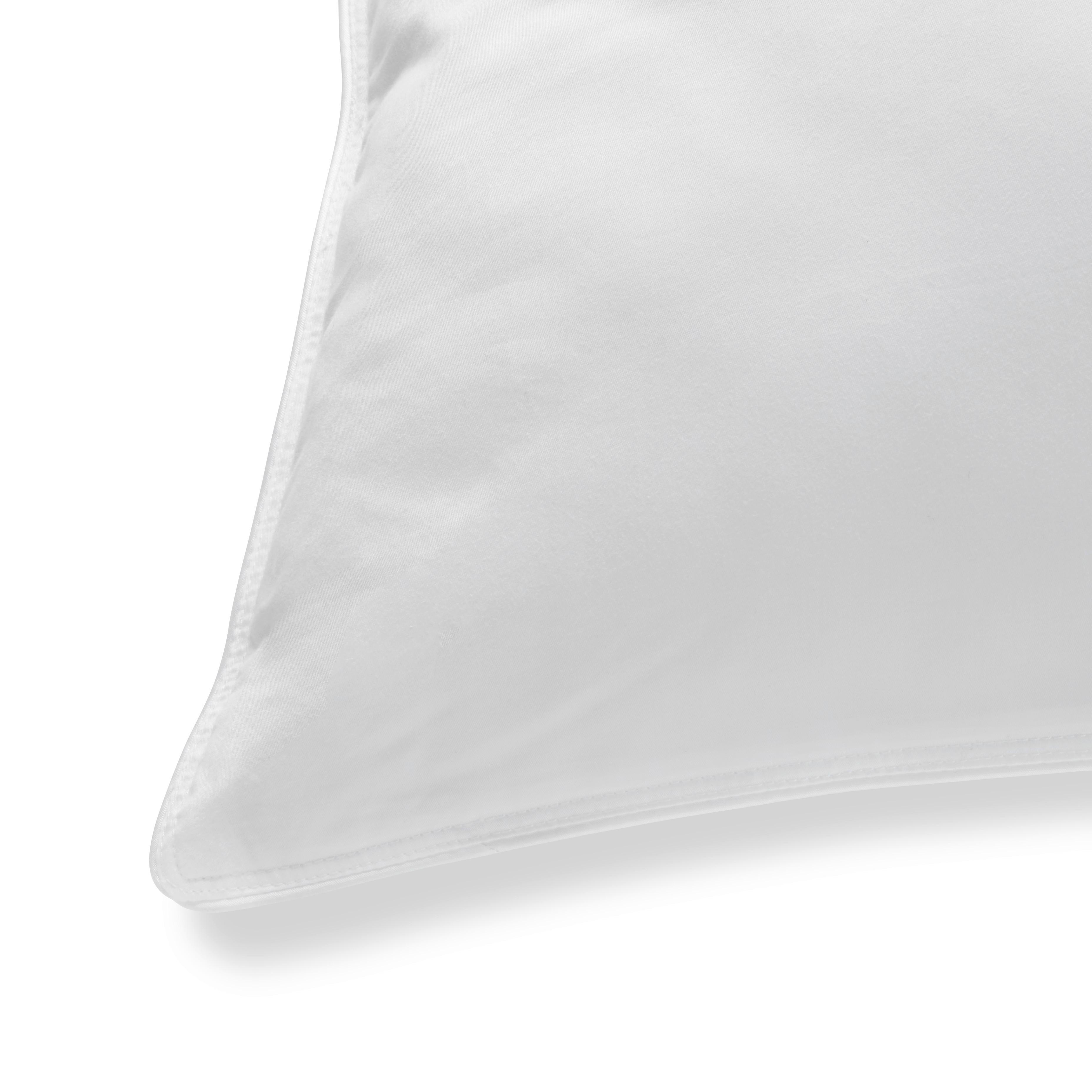 Kopfpolster Vegandown ca. 40x80cm - Weiss, Konventionell, Textil (40/80cm) - Premium Living