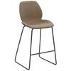 Barhocker My Solo ca. 49x97 cm Schlammfarben - Sandfarben/Schlammfarben, KONVENTIONELL, Textil/Metall (49/97/52cm) - Livetastic