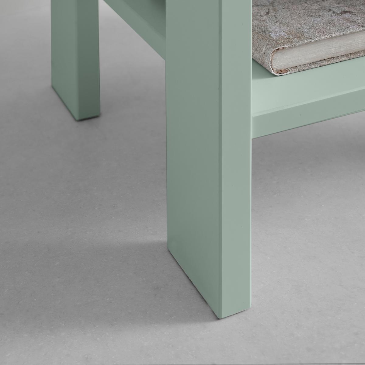 MĂSUțĂ DE NOAPTE NIZZA - verde gri, Romantik / Landhaus, lemn (42/57,5/36cm) - Zandiara