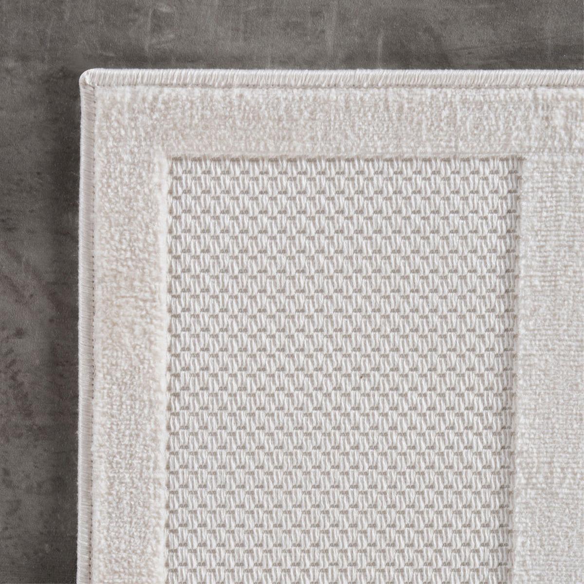Flachwebeteppich Doha Creme ca. 80x150cm - Creme, Design, Textil (80/150cm)