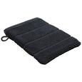 Waschhandschuh Anna Schwarz - Schwarz, Textil (16/21cm) - Mömax modern living Waschhandschuh Anna Schwarz - Schwarz, Textil (16/21cm) - Mömax modern living