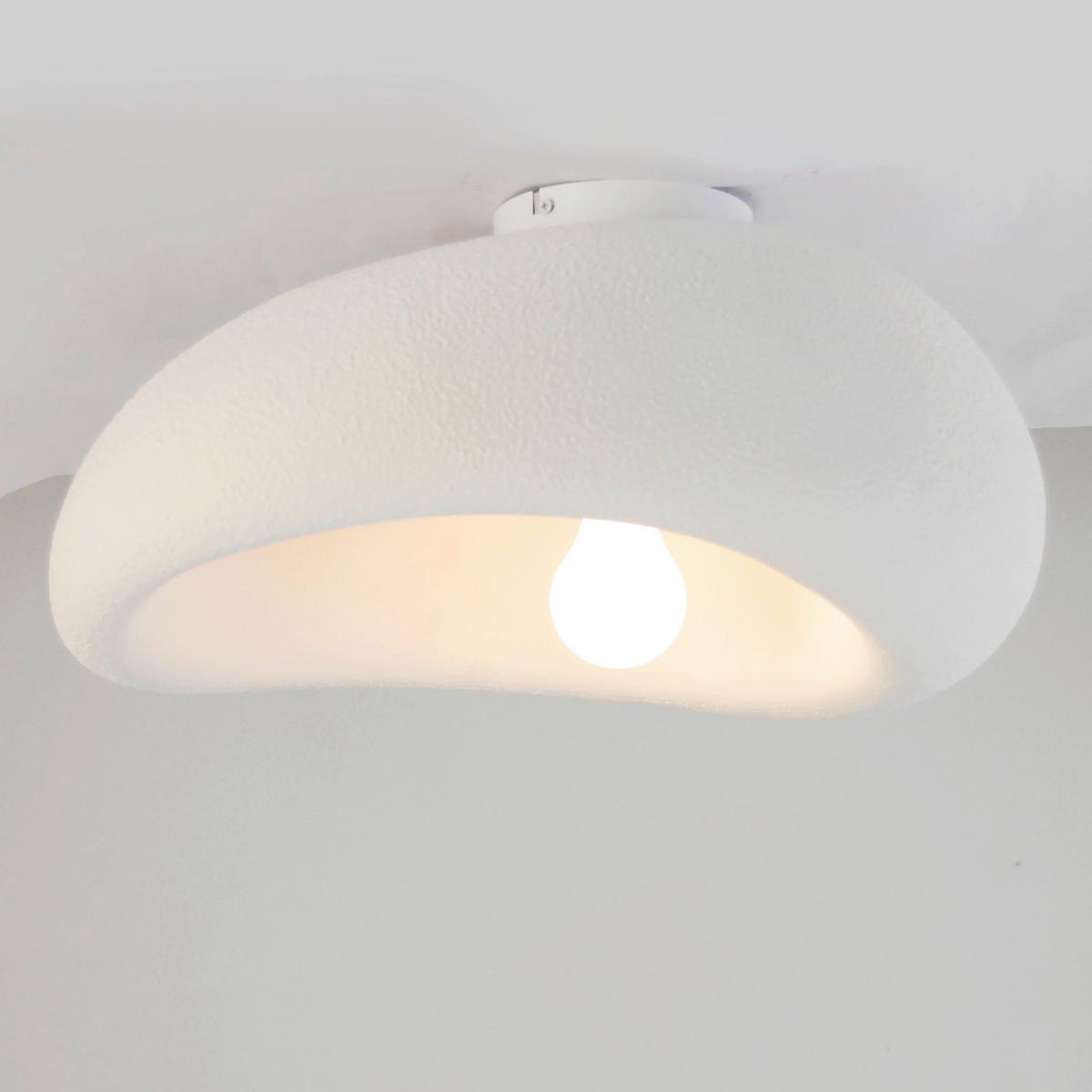 LAMPA SUFITOWA FORTUNA - biały, Design, tworzywo sztuczne/metal (41/28/21cm) - Collet's Monde