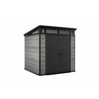 Kerti Ház Pent 7x7 - szürke, műanyag (216/226/218cm) - Keter