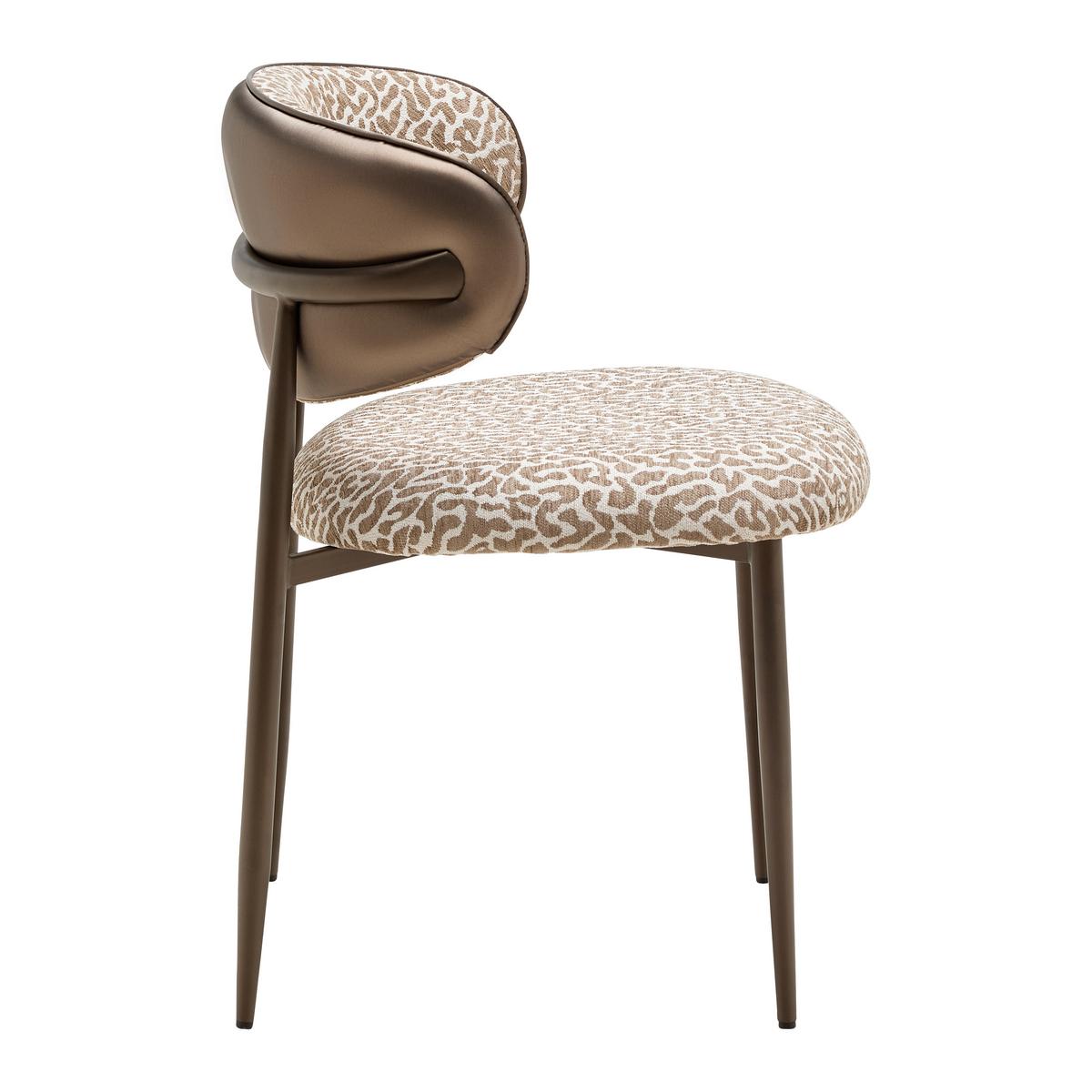 Sessel Leano Braun - Braun, LIFESTYLE, Textil/Metall (54/80/59cm) - Premium Living