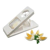 Rezalnik Za Jajca Pipi - bela, kovina/umetna masa (8,3/21,6cm) - Fackelmann