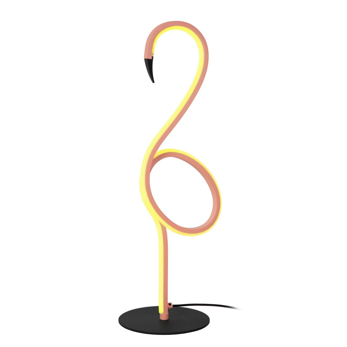 Led-tischleuchte 05545/06/66 Flamingo - Schwarz, Lifestyle, Metall (15/18.1/49.5cm) - Lucide