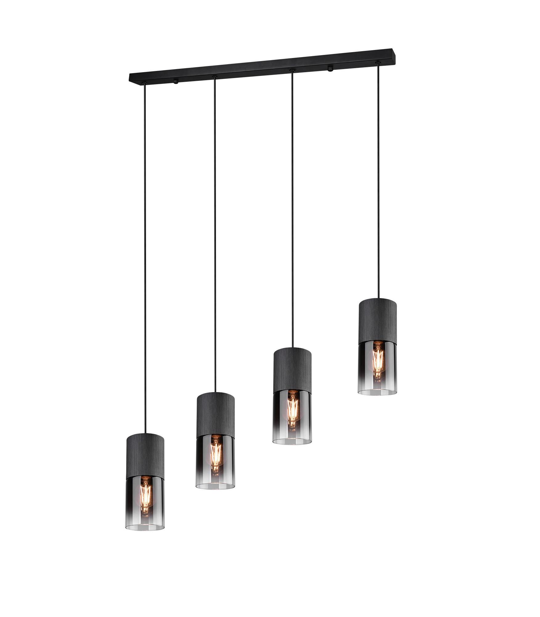 LAMPA WISZĄCA 310600432 ROBIN - czarny, Design, metal/szkło (80,5/10/23-150cm) - Trio Leuchten