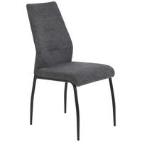 Stol Jane S, Antracit - črna/antracit, Konvencionalno, kovina/tekstil (43/93/59cm)