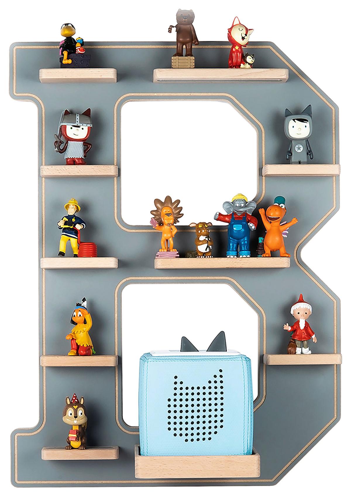 ÉTAGÈRE POUR ENFANTS BOARTI - gris, Modern, matériau de bois (41/54/19cm) - MID.YOU